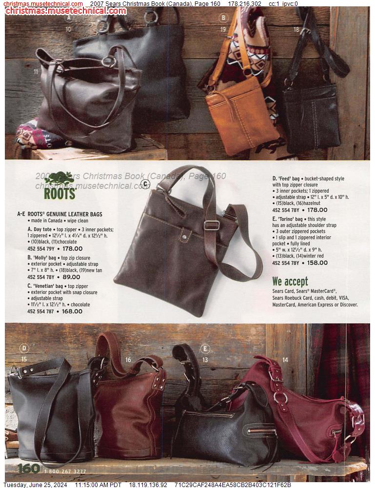 2007 Sears Christmas Book (Canada), Page 160