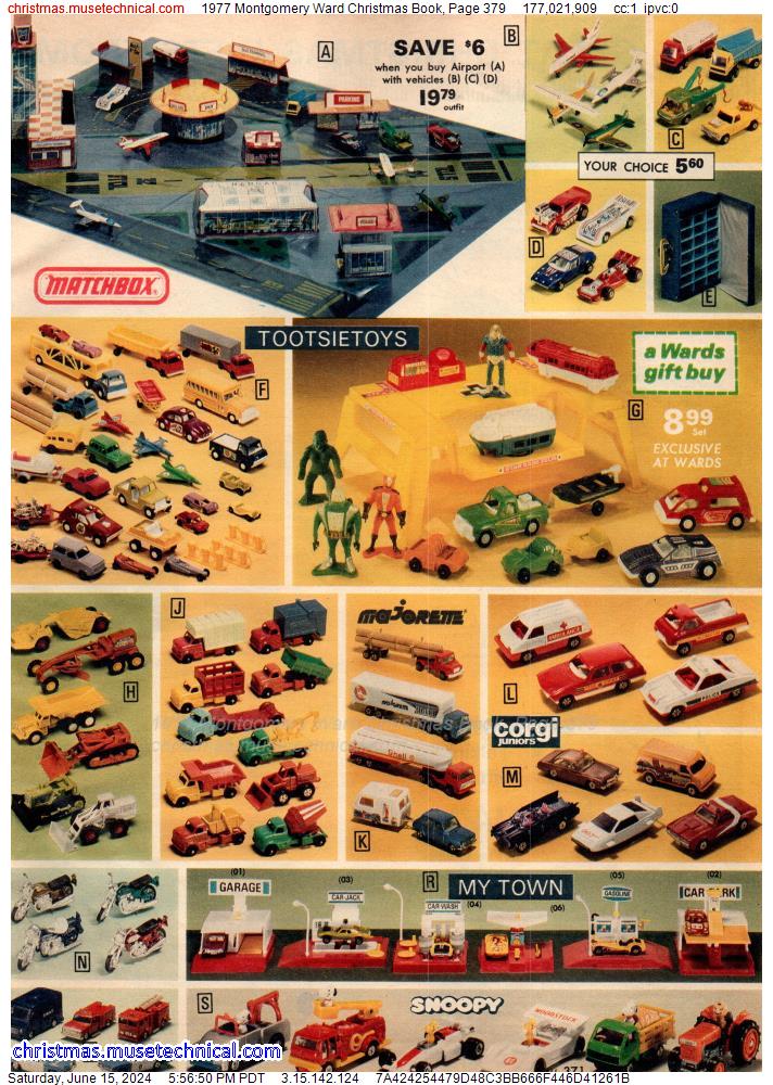 1977 Montgomery Ward Christmas Book, Page 379