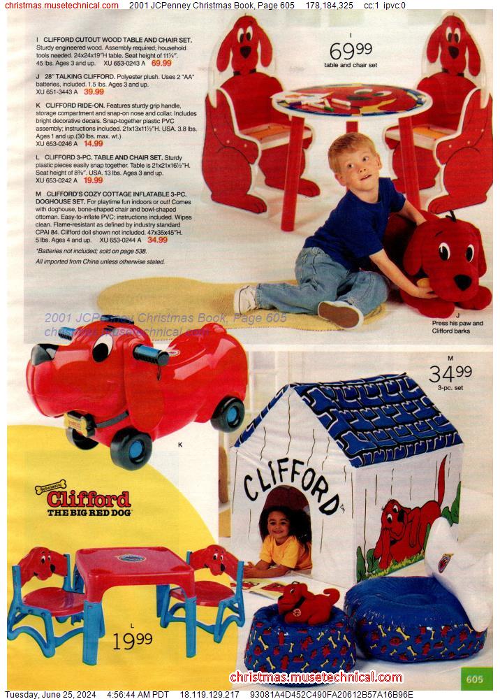 2001 JCPenney Christmas Book, Page 605