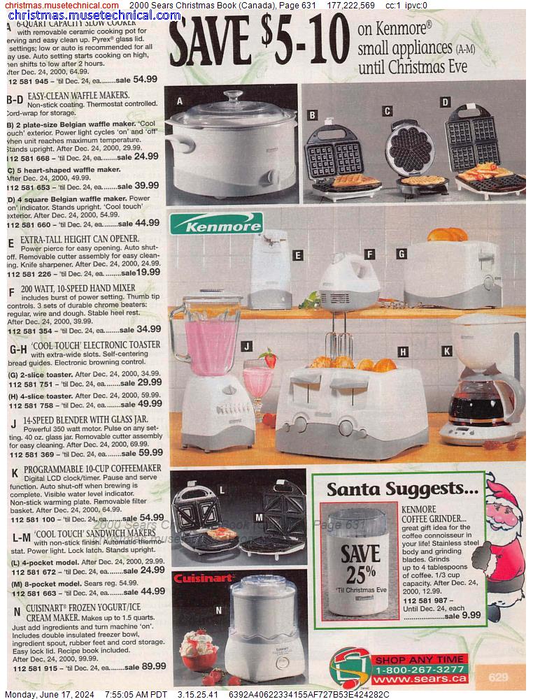 2000 Sears Christmas Book (Canada), Page 631