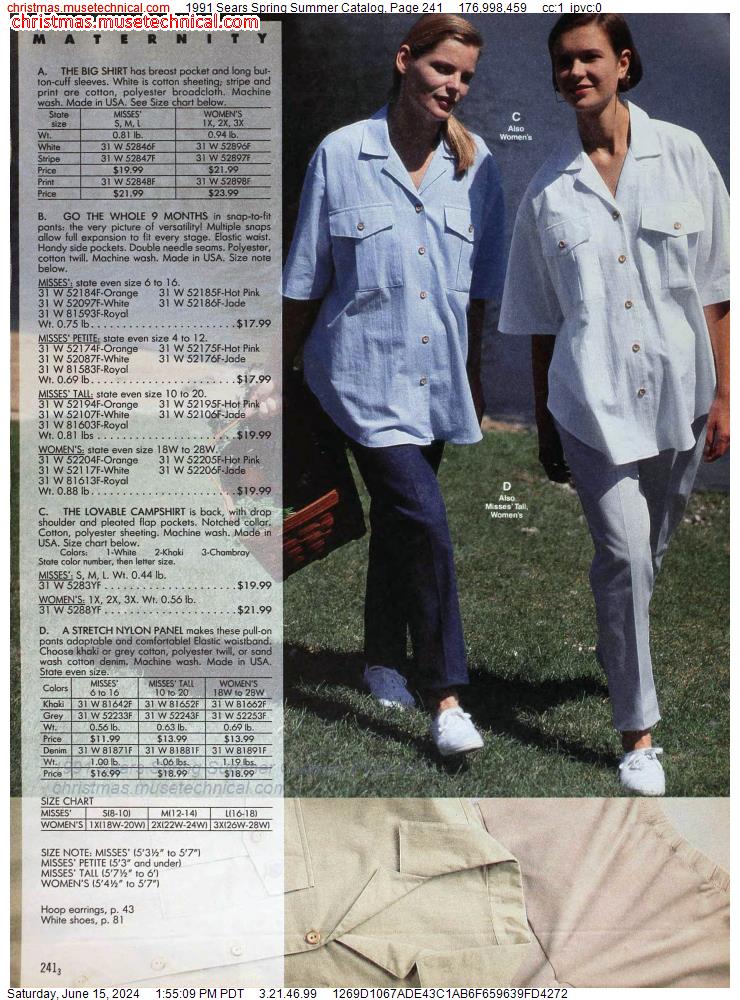 1991 Sears Spring Summer Catalog, Page 241