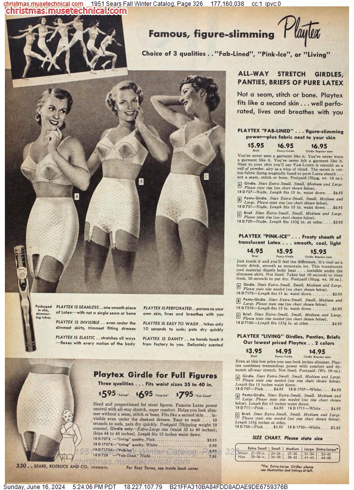 1951 Sears Fall Winter Catalog, Page 326