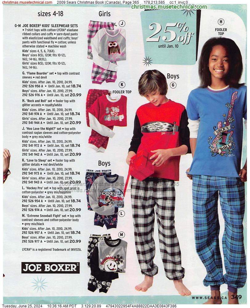 2009 Sears Christmas Book (Canada), Page 365