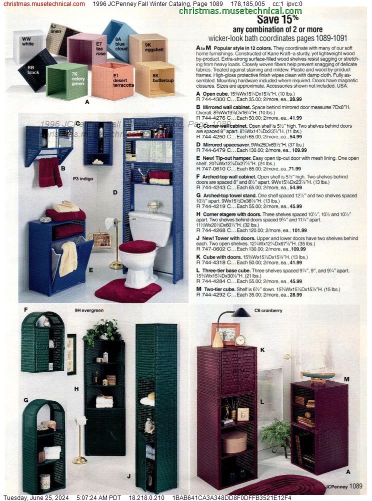 1996 JCPenney Fall Winter Catalog, Page 1089