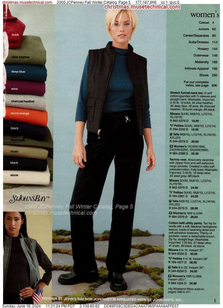 2000 JCPenney Fall Winter Catalog, Page 5