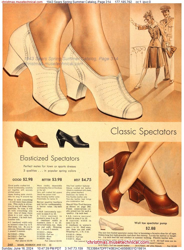 1943 Sears Spring Summer Catalog, Page 314
