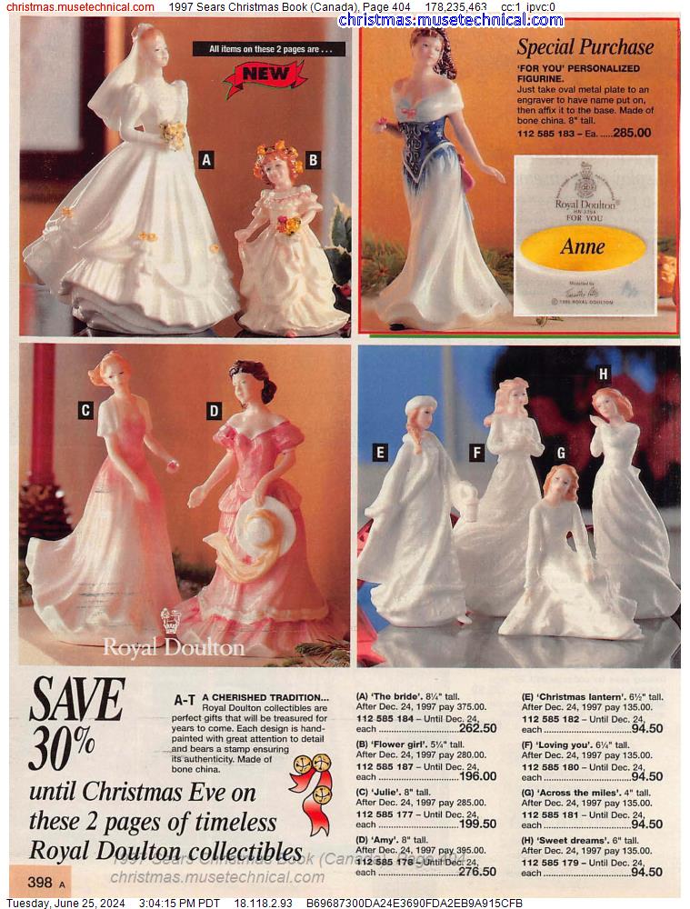 1997 Sears Christmas Book (Canada), Page 404