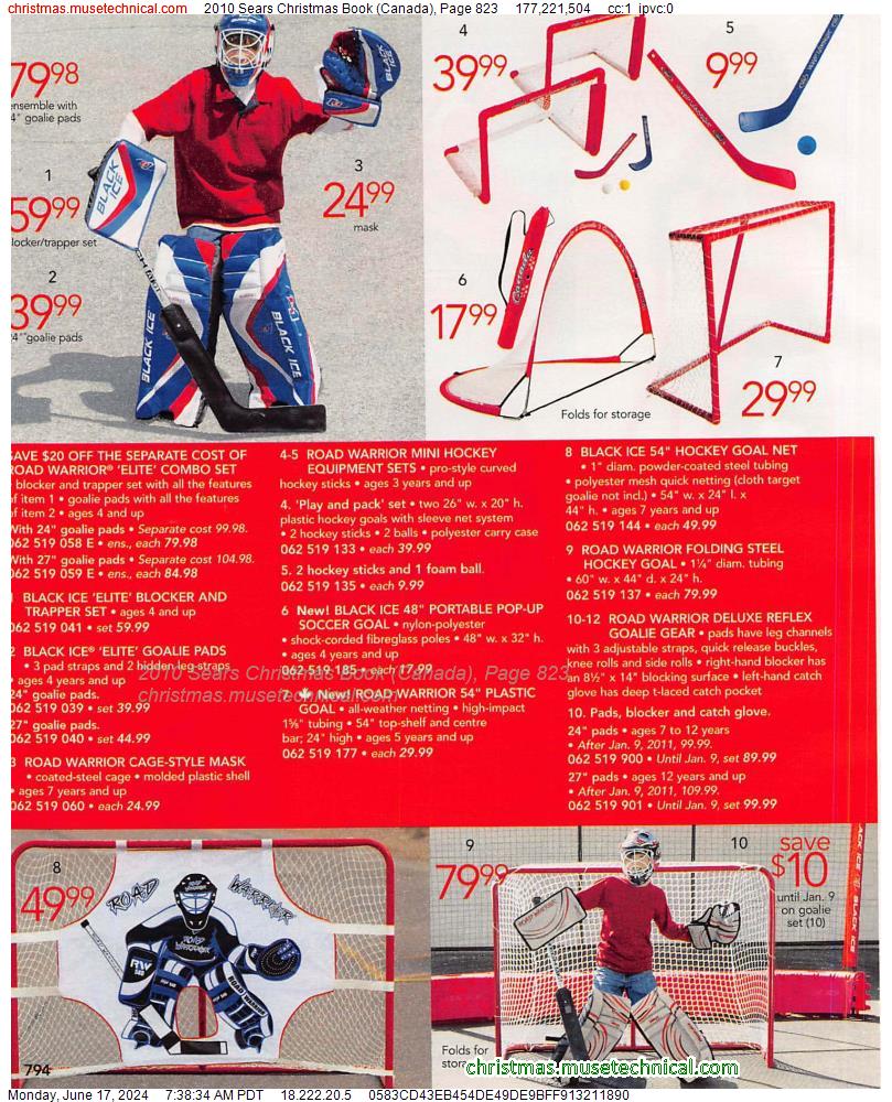 2010 Sears Christmas Book (Canada), Page 823
