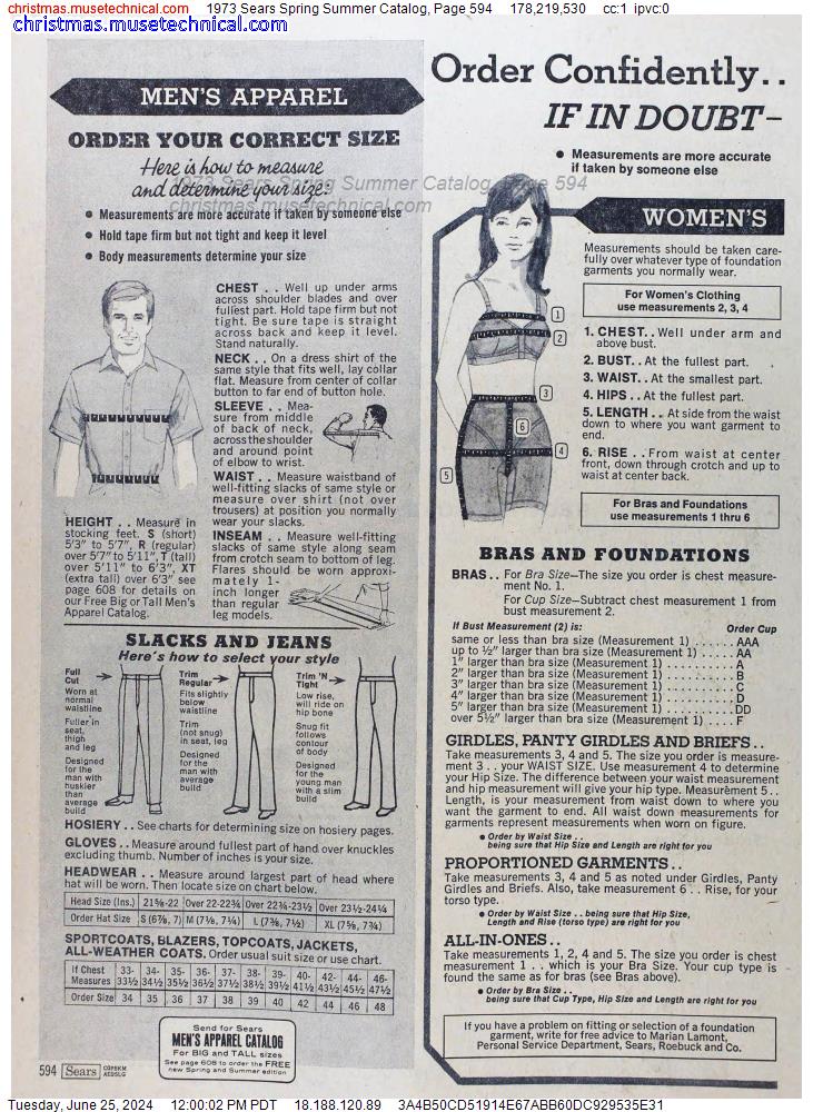 1973 Sears Spring Summer Catalog, Page 594