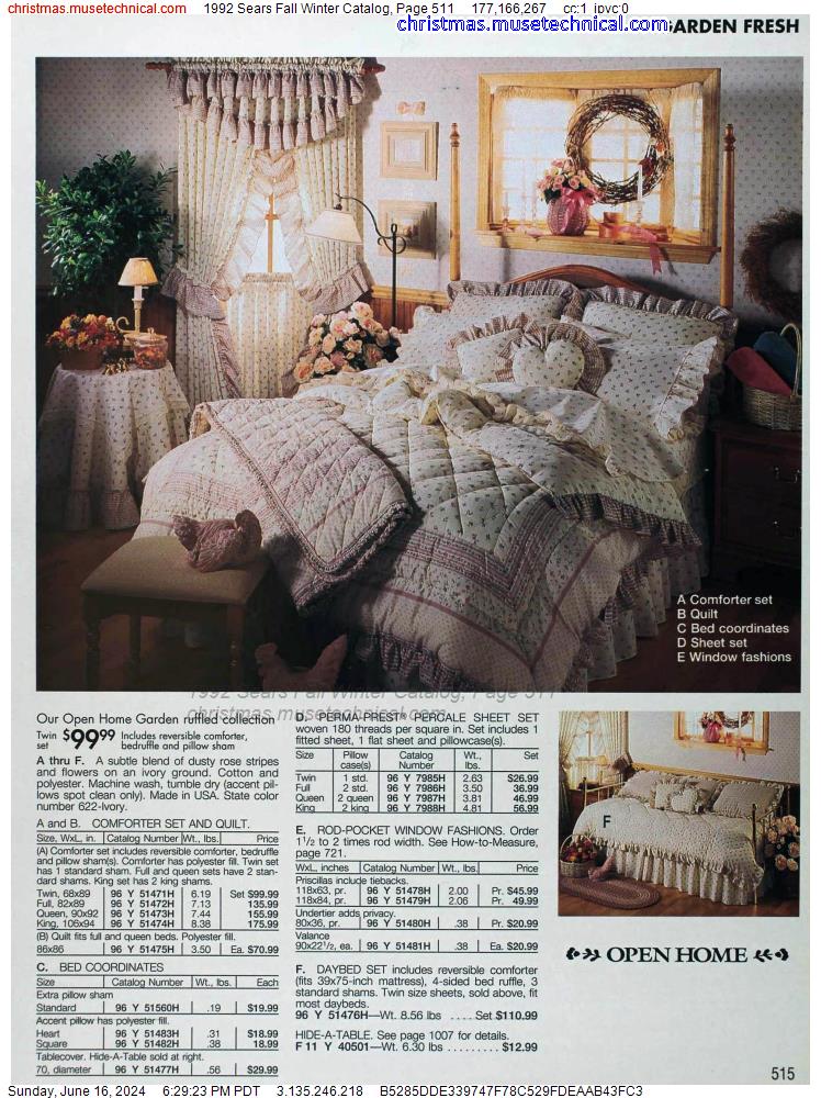 1992 Sears Fall Winter Catalog, Page 511