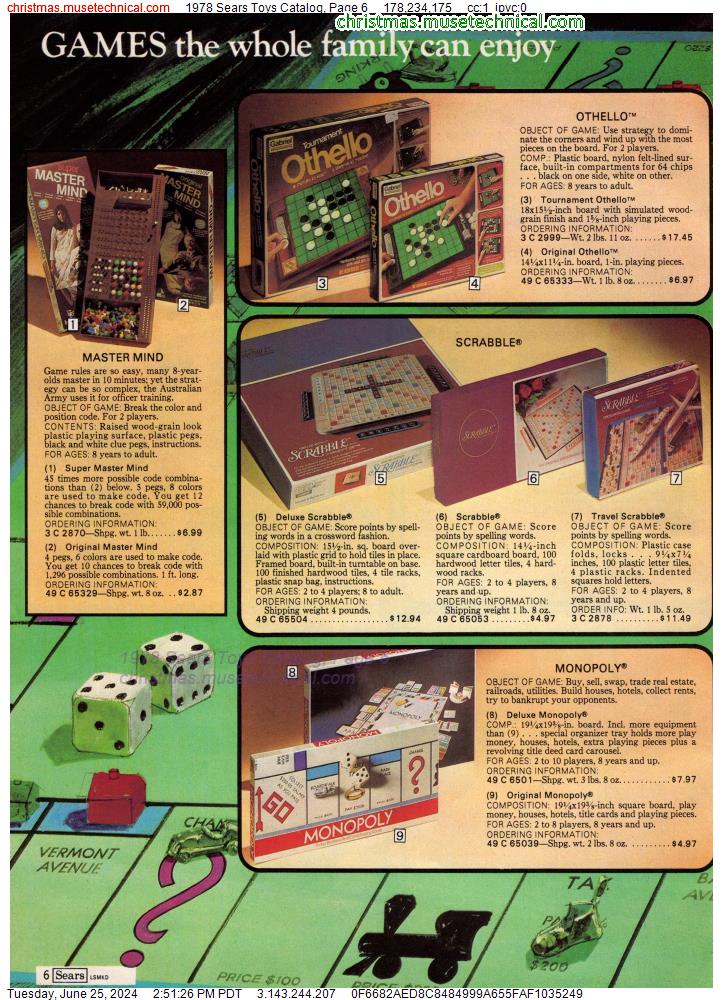 1978 Sears Toys Catalog, Page 6