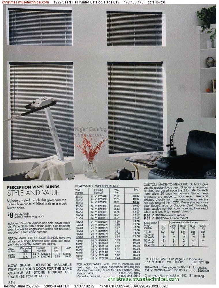 1992 Sears Fall Winter Catalog, Page 813