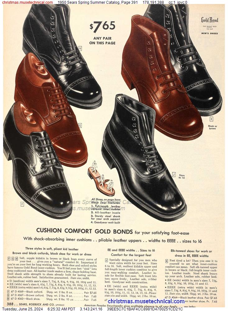 1950 Sears Spring Summer Catalog, Page 391