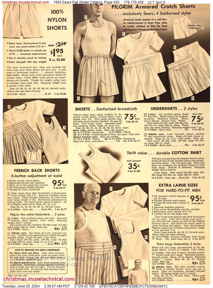 1950 Sears Fall Winter Catalog, Page 430