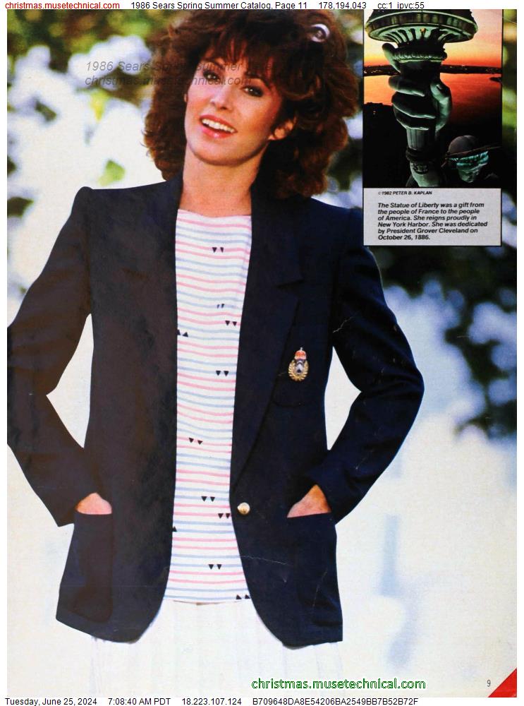 1986 Sears Spring Summer Catalog, Page 11
