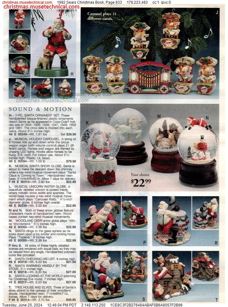 1992 Sears Christmas Book, Page 633