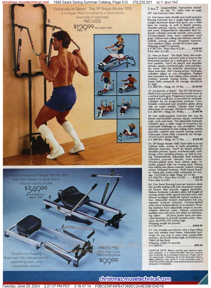 1985 Sears Spring Summer Catalog, Page 512