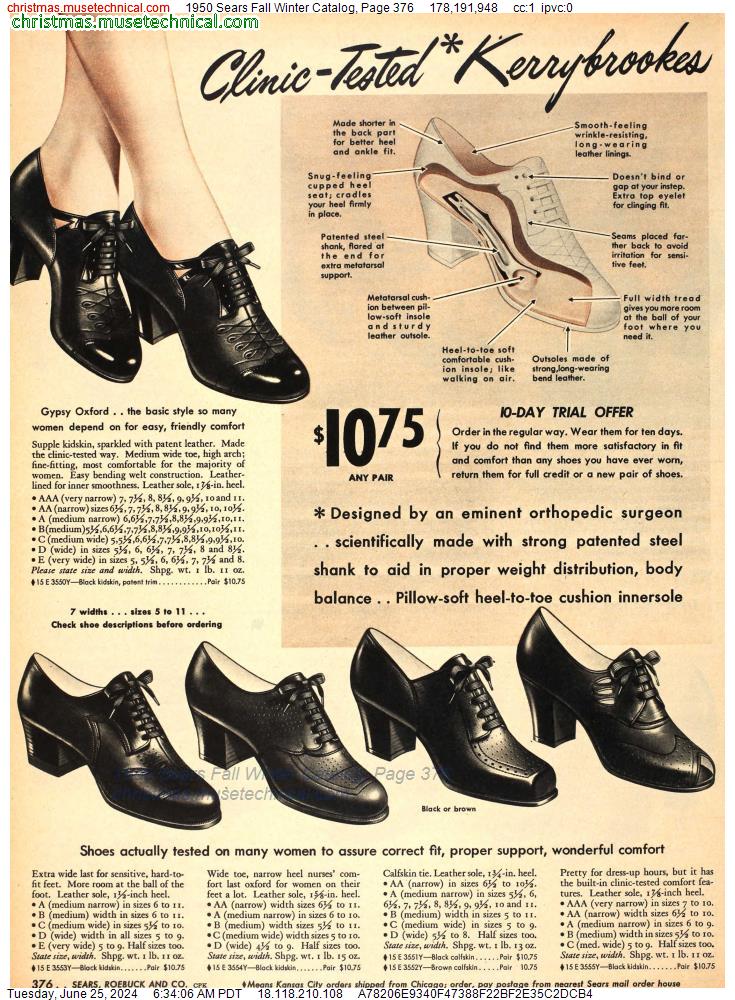 1950 Sears Fall Winter Catalog, Page 376