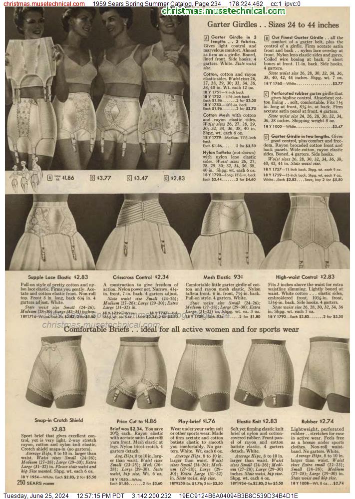 1959 Sears Spring Summer Catalog, Page 234