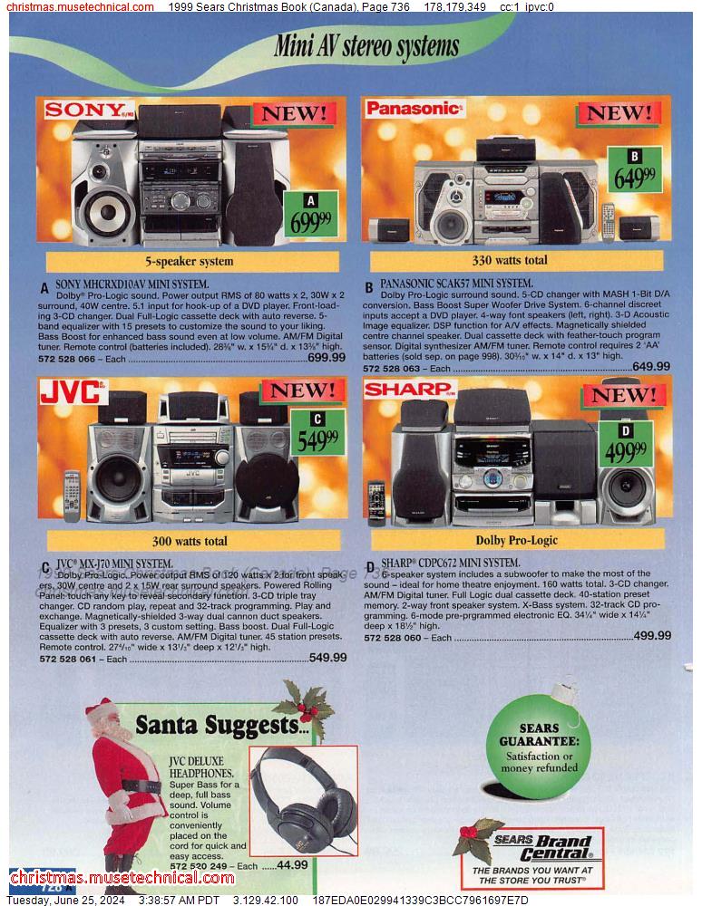 1999 Sears Christmas Book (Canada), Page 736