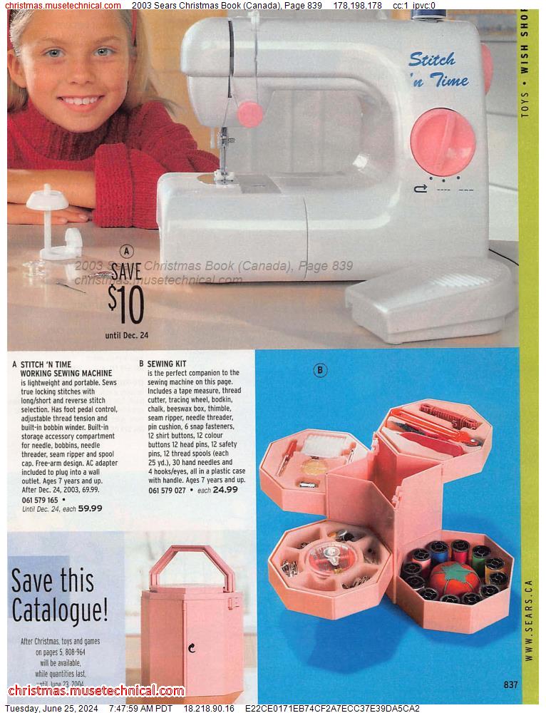 2003 Sears Christmas Book (Canada), Page 839