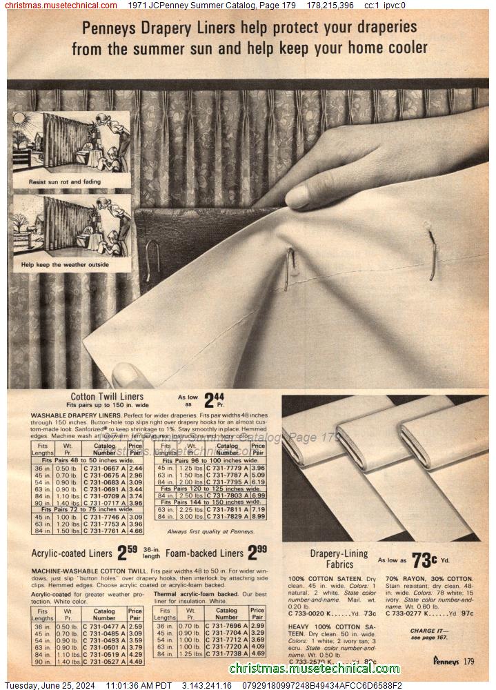 1971 JCPenney Summer Catalog, Page 179