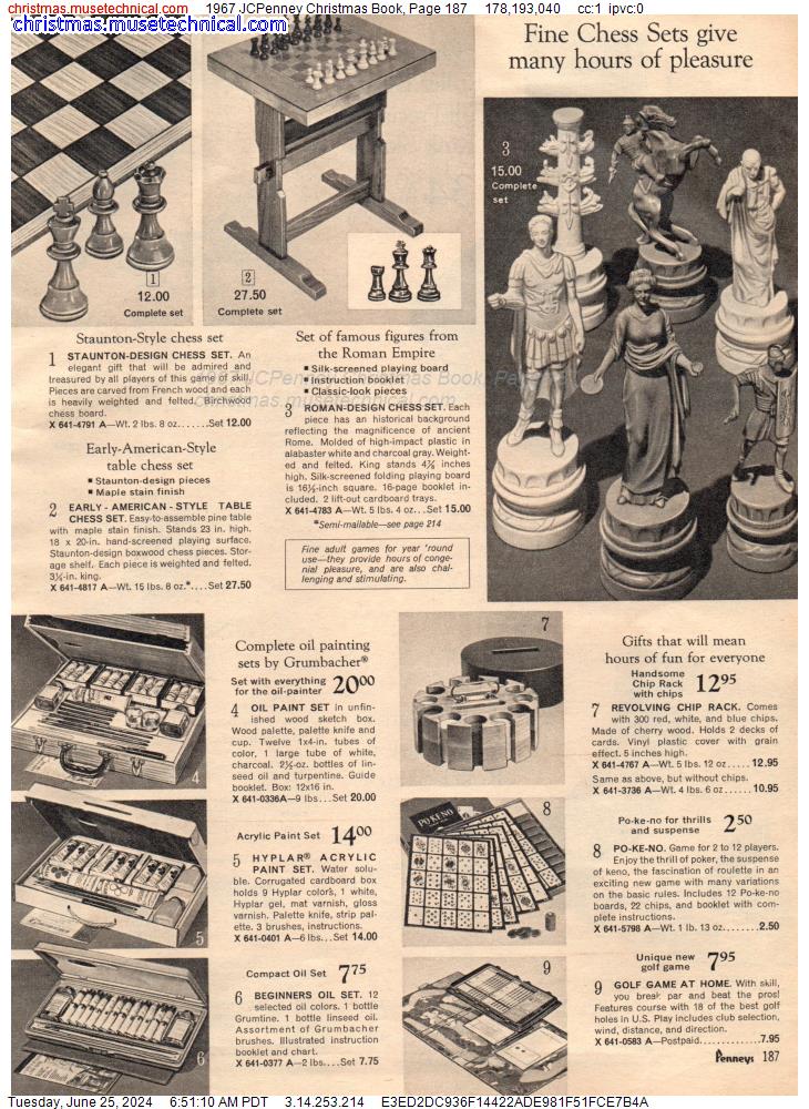 1967 JCPenney Christmas Book, Page 187