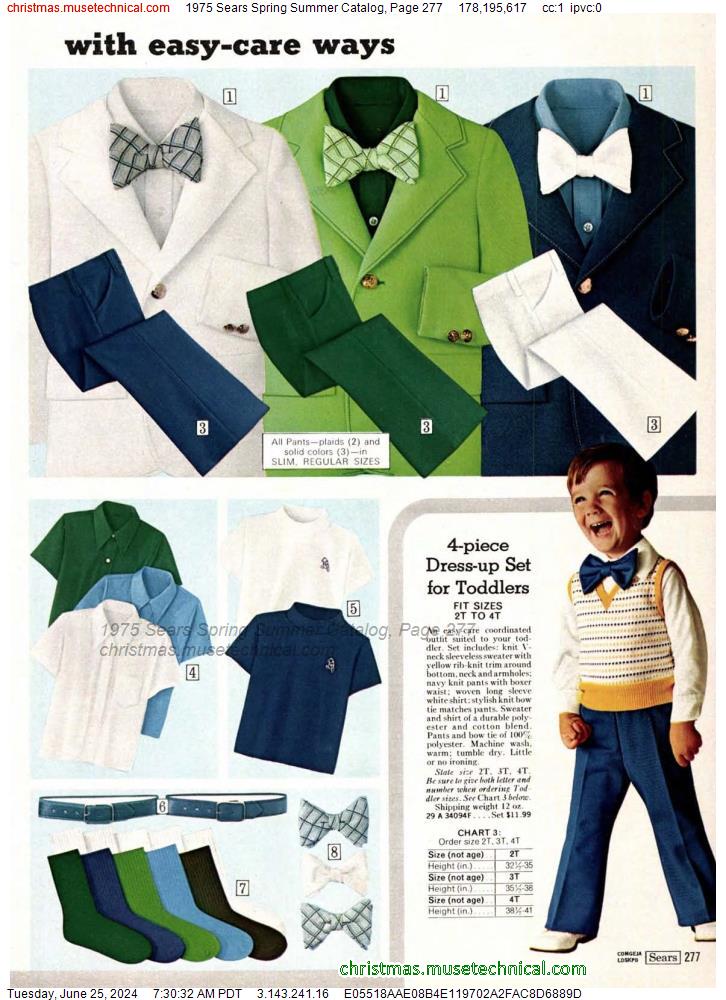 1975 Sears Spring Summer Catalog, Page 277