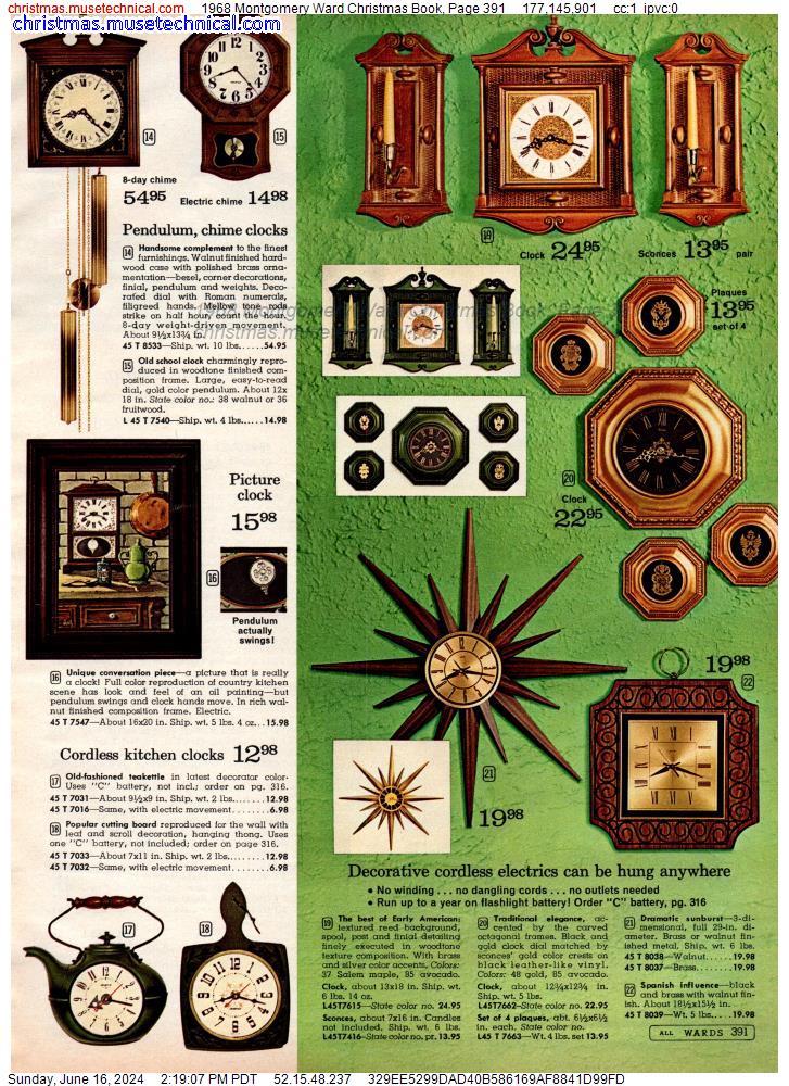 1968 Montgomery Ward Christmas Book, Page 391