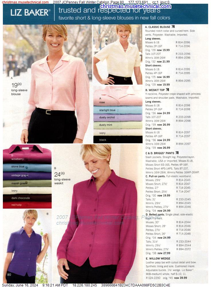 2007 JCPenney Fall Winter Catalog, Page 80