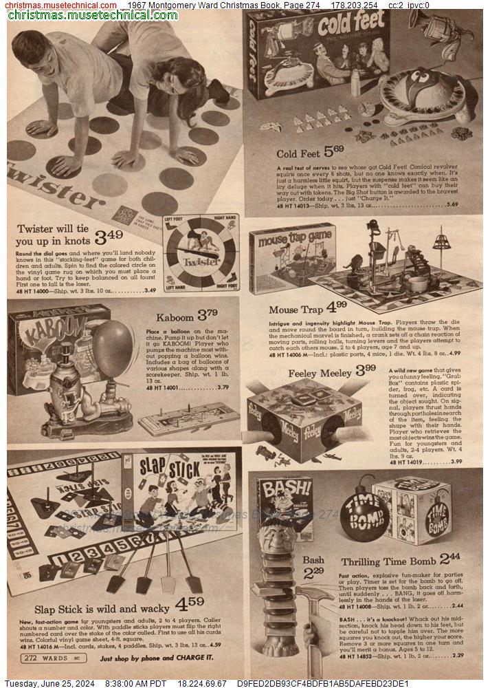 1967 Montgomery Ward Christmas Book, Page 274