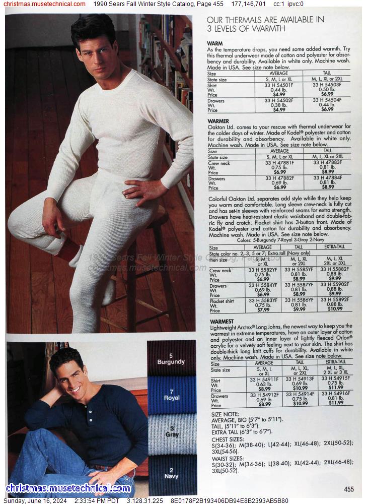 1990 Sears Fall Winter Style Catalog, Page 455