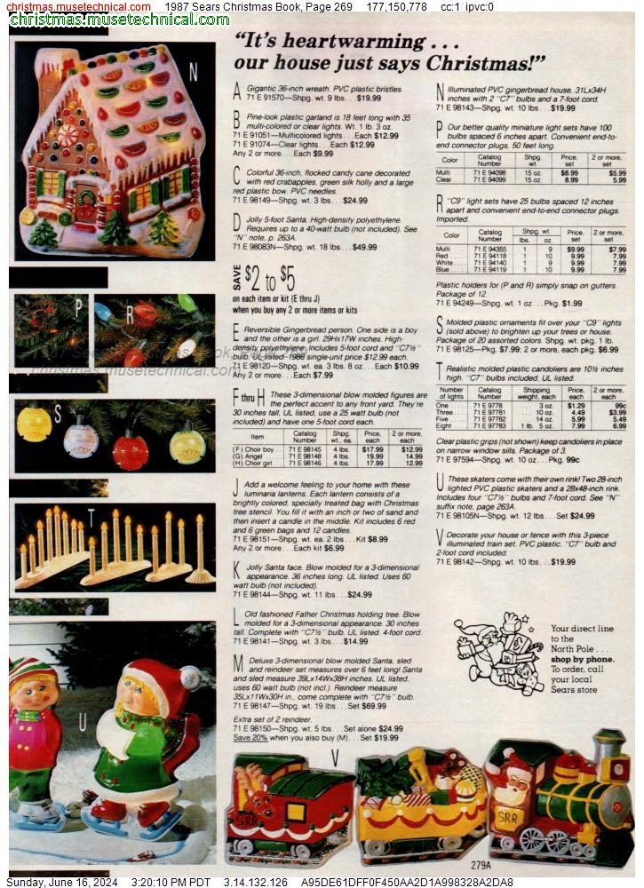 1987 Sears Christmas Book, Page 269