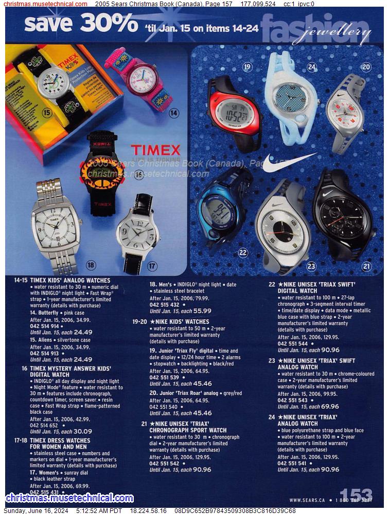 2005 Sears Christmas Book (Canada), Page 157