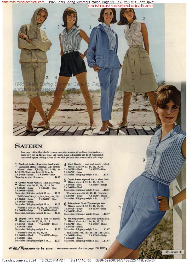 1965 Sears Spring Summer Catalog, Page 91