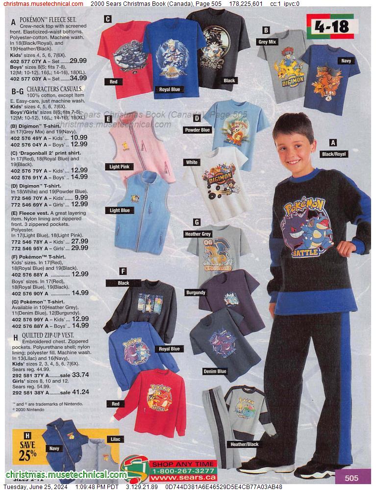 2000 Sears Christmas Book (Canada), Page 505