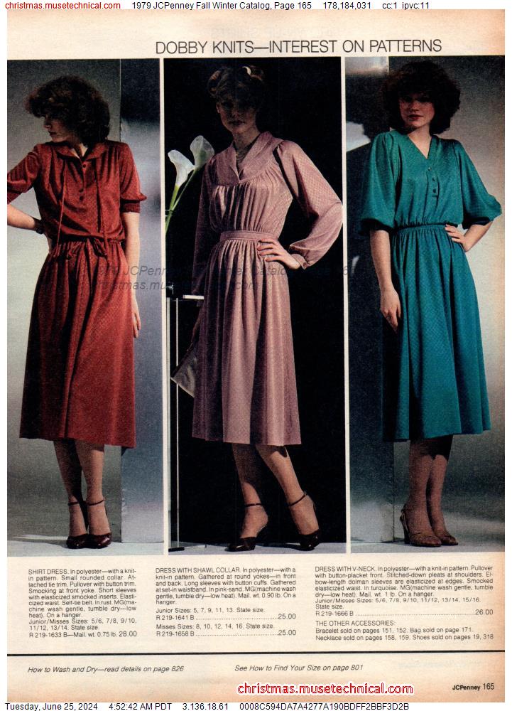 1979 JCPenney Fall Winter Catalog, Page 165