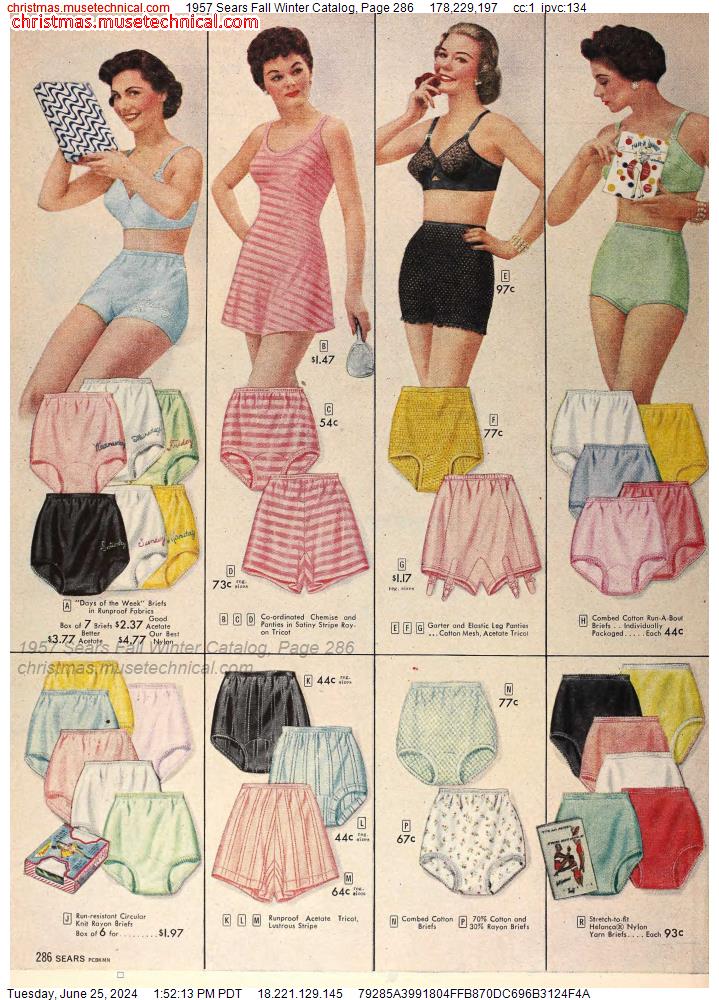 1957 Sears Fall Winter Catalog, Page 286