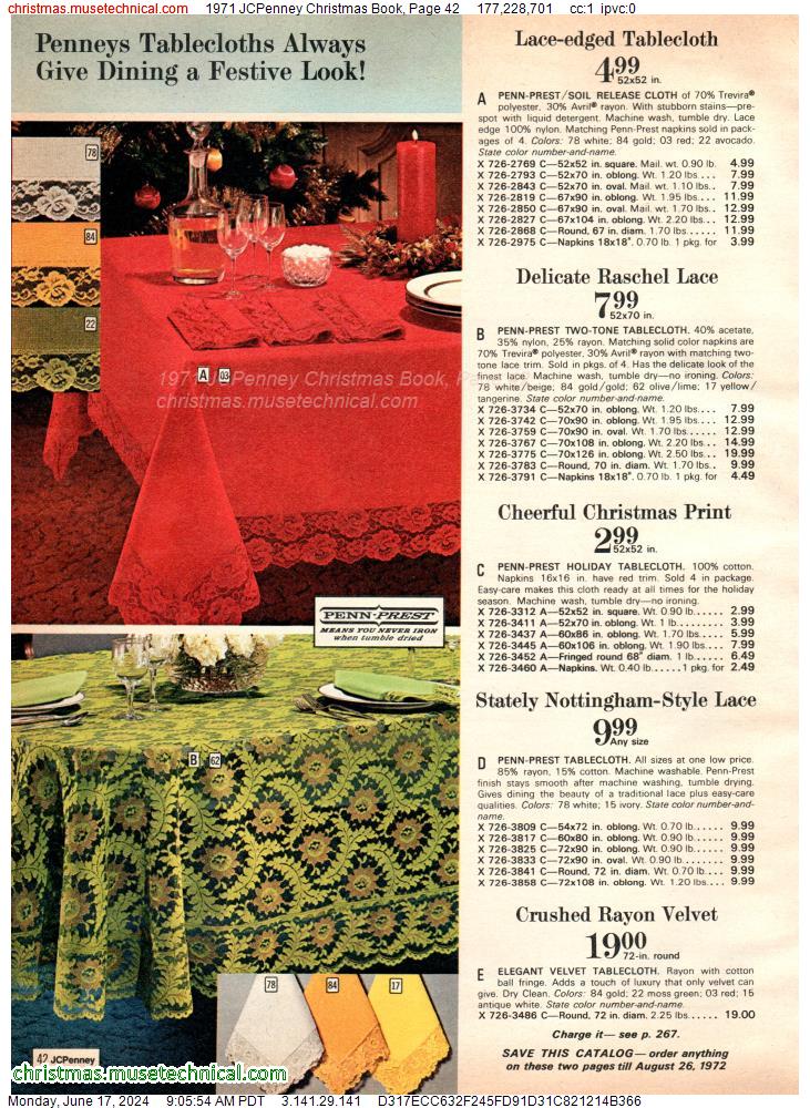 1971 JCPenney Christmas Book, Page 42