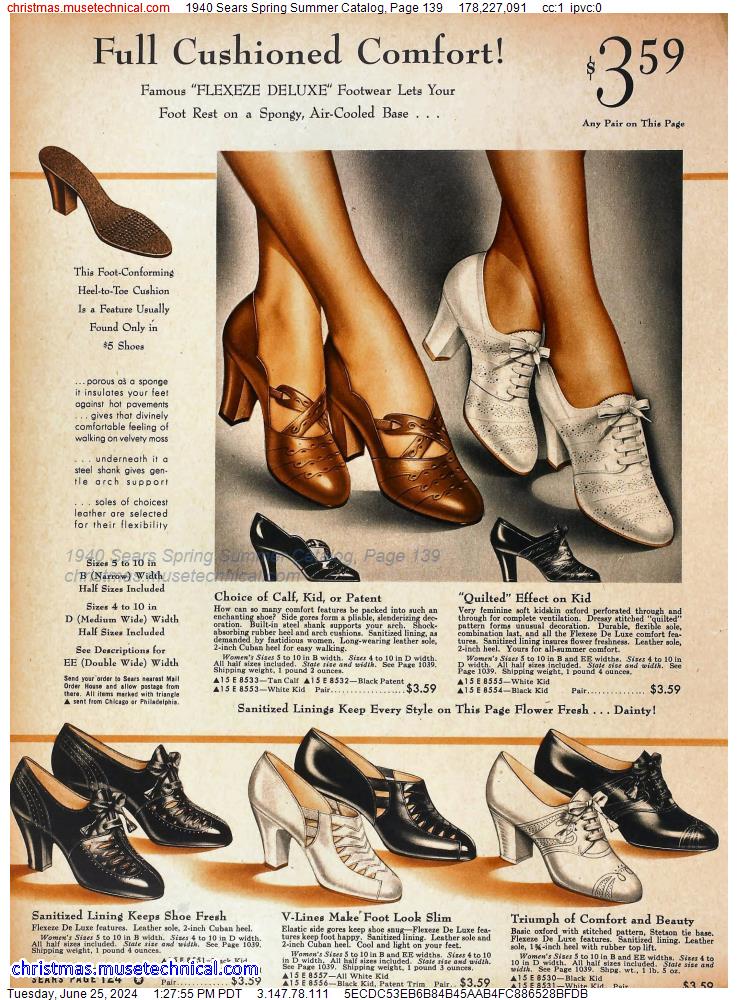 1940 Sears Spring Summer Catalog, Page 139