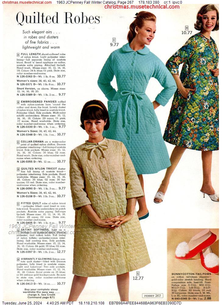 1963 JCPenney Fall Winter Catalog, Page 267