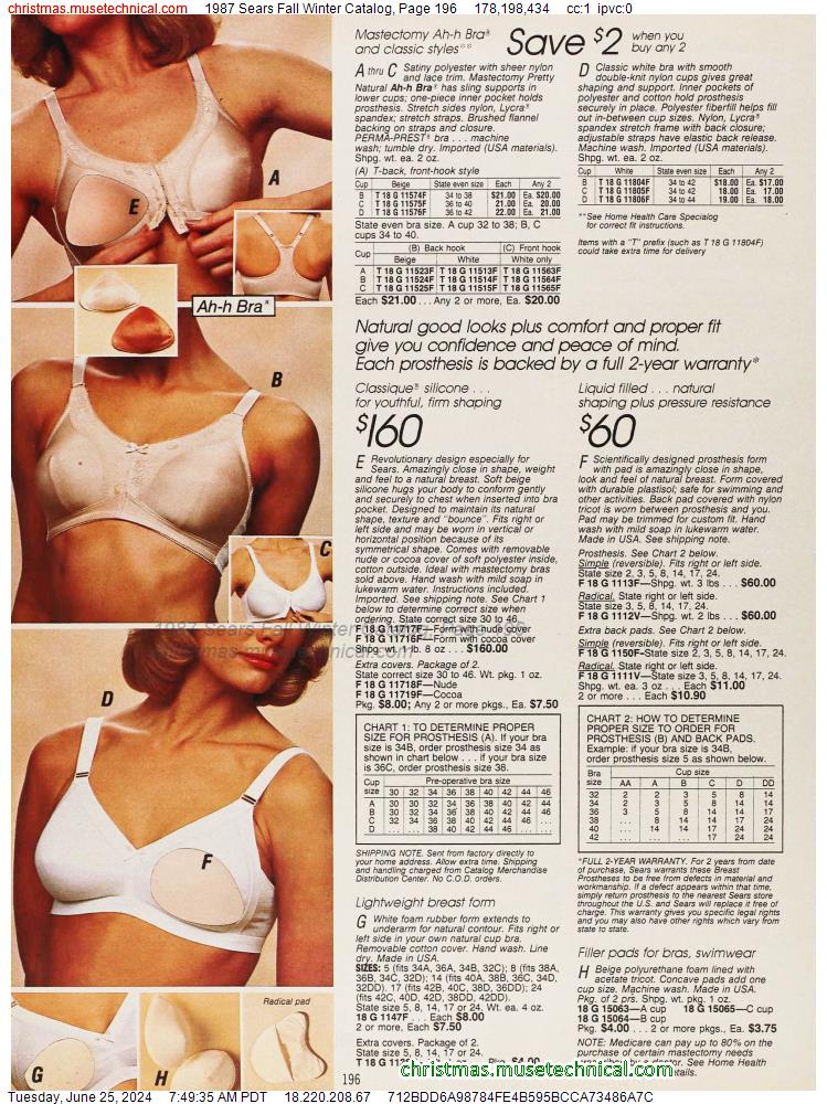 1987 Sears Fall Winter Catalog, Page 196