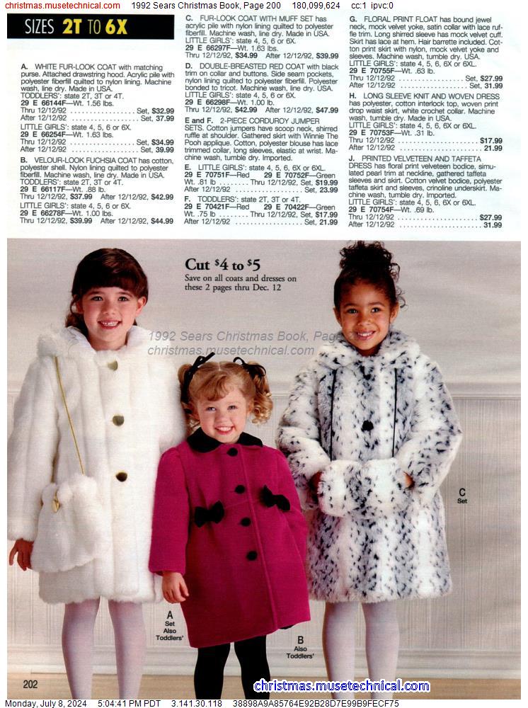 1992 Sears Christmas Book, Page 200