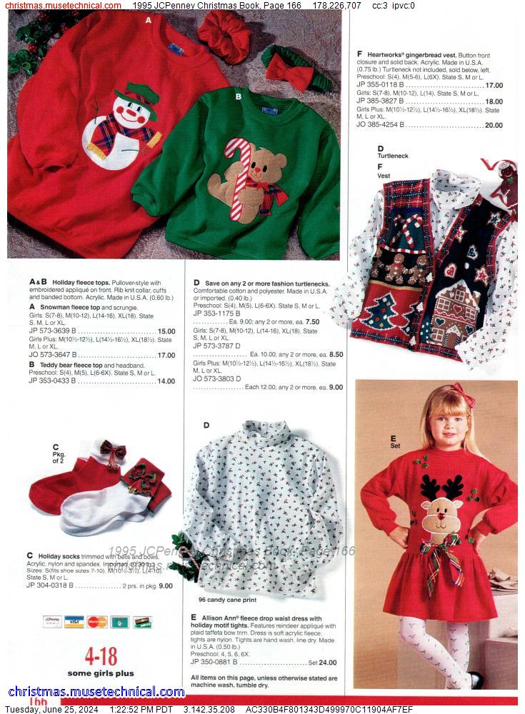 1995 JCPenney Christmas Book, Page 166