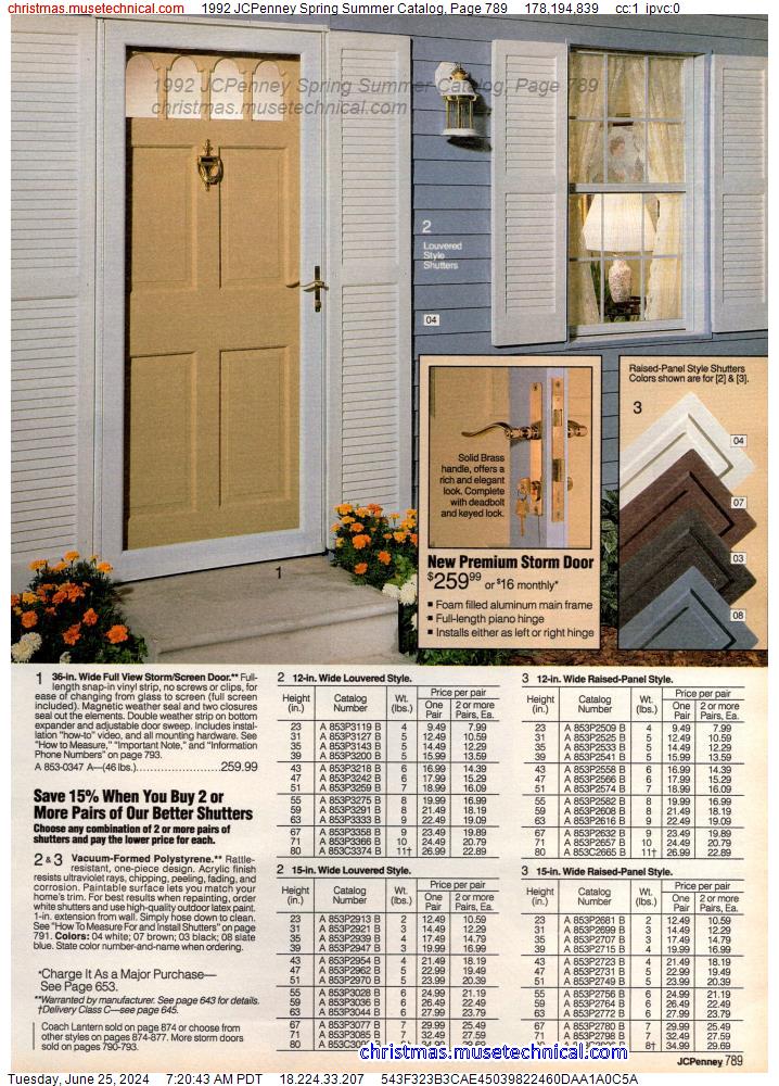 1992 JCPenney Spring Summer Catalog, Page 789