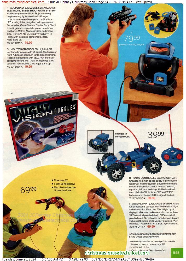 2001 JCPenney Christmas Book, Page 543
