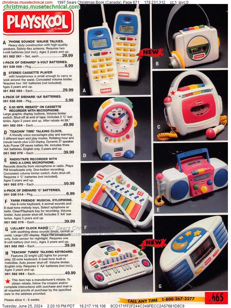 1997 Sears Christmas Book (Canada), Page 671