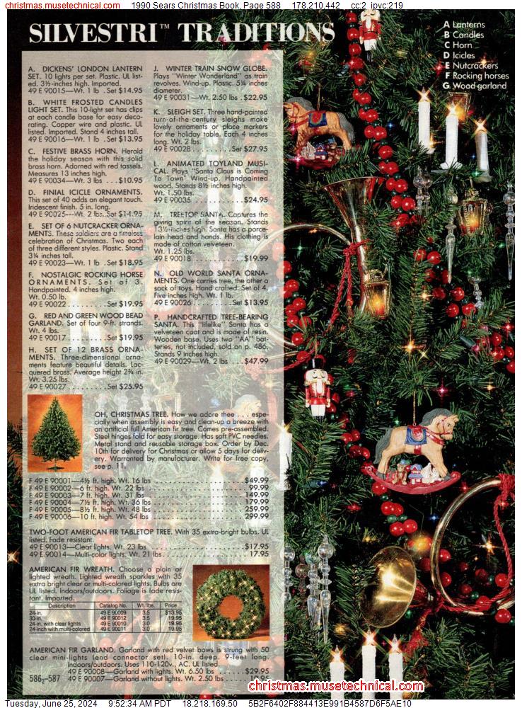 1990 Sears Christmas Book, Page 588