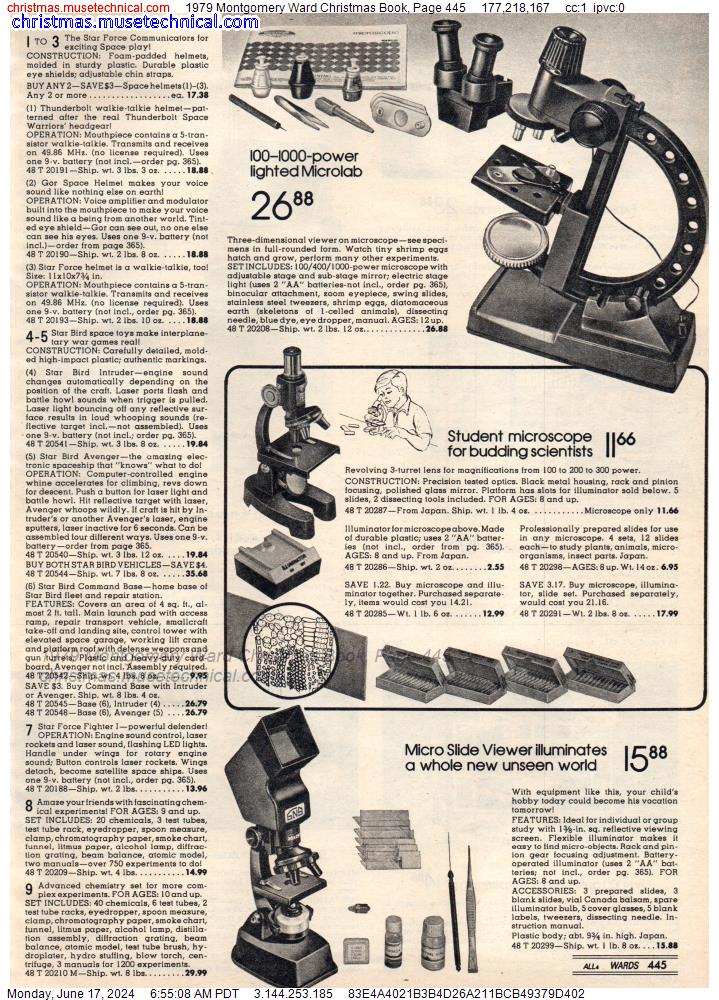 1979 Montgomery Ward Christmas Book, Page 445