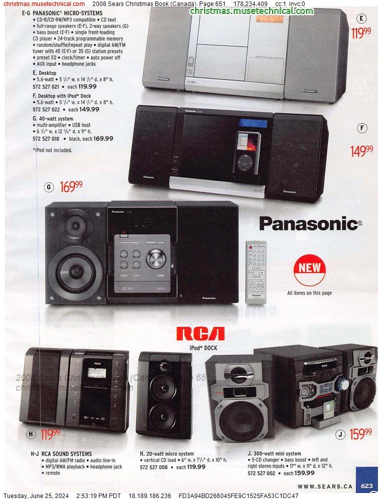 2008 Sears Christmas Book (Canada), Page 651